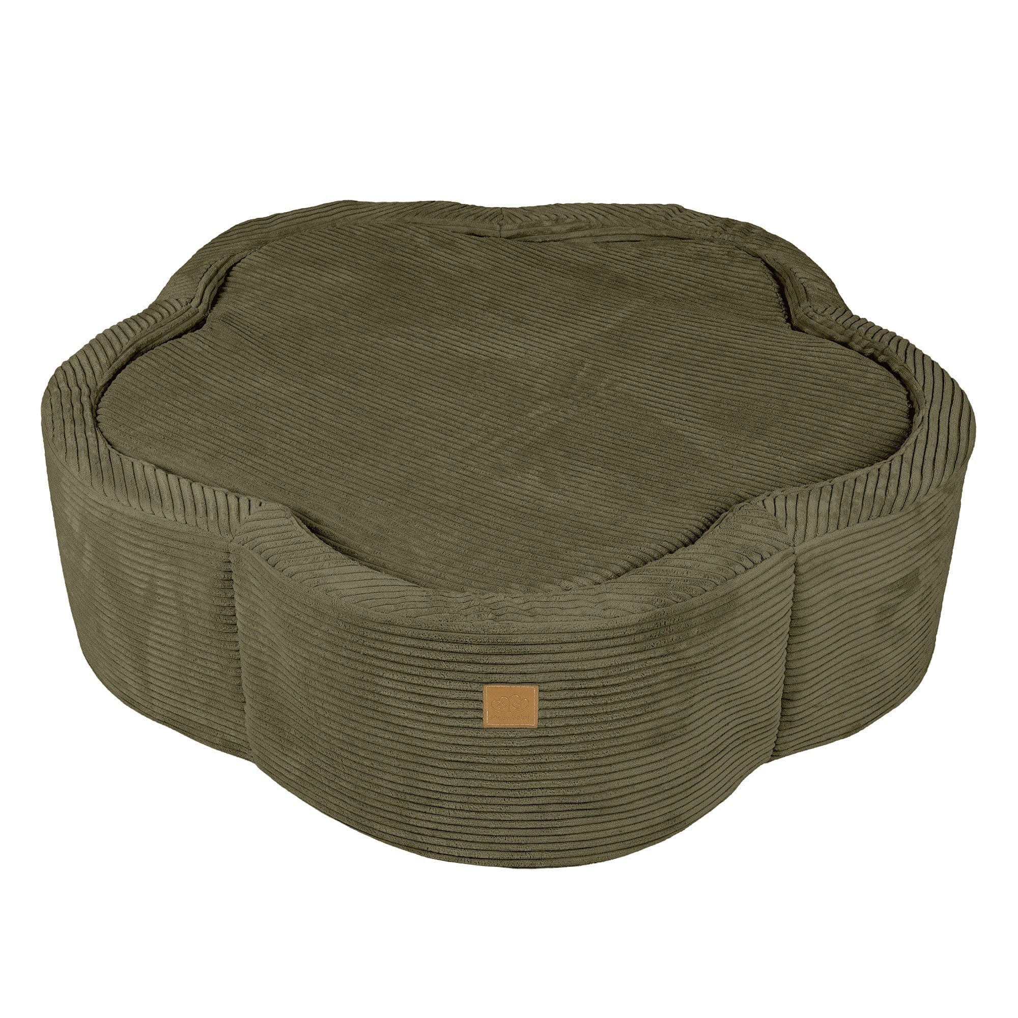 Meowbaby Aesthetic Khaki Kwiatek – Basen z Kulkami dla Dzieci | Piłki do Wyboru