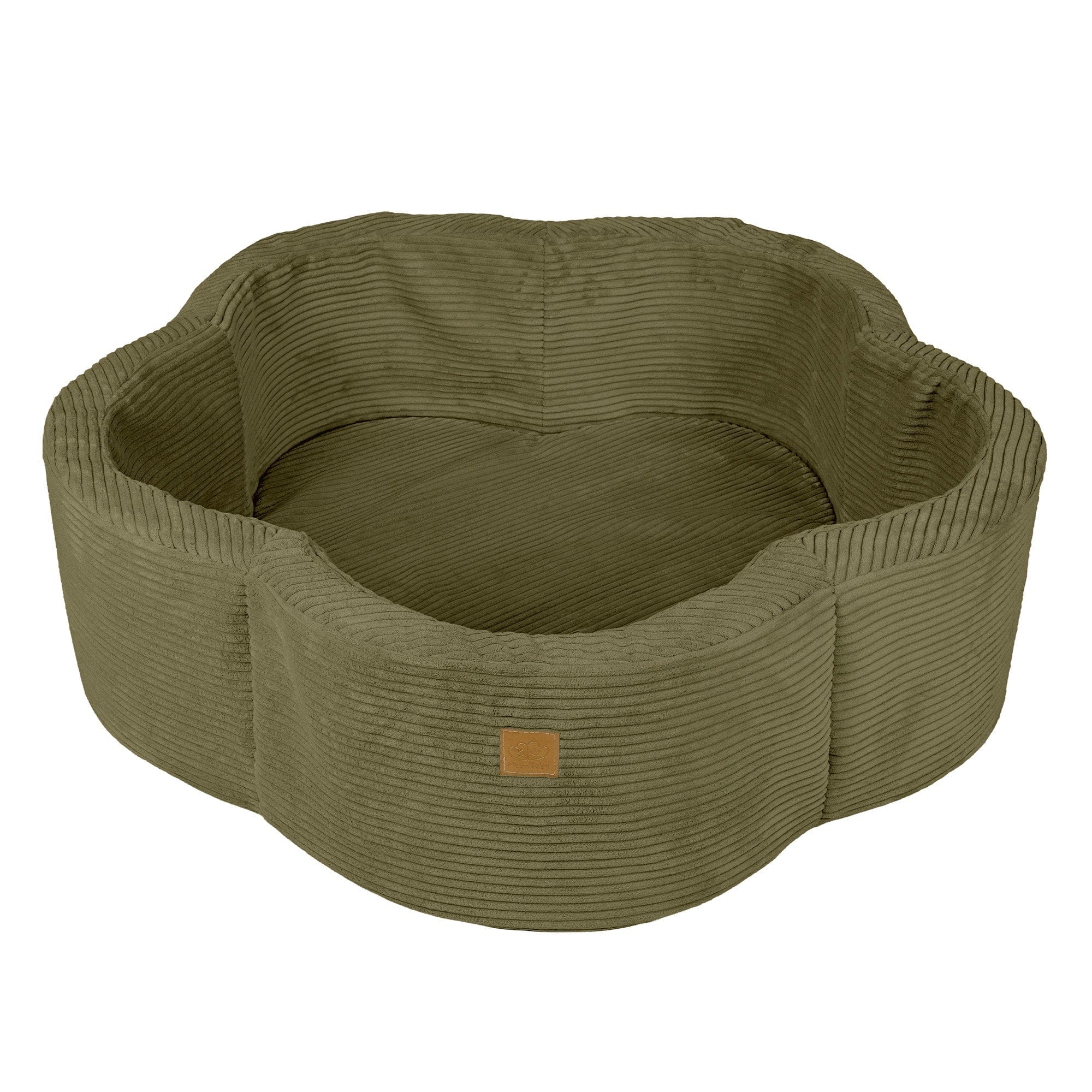 Meowbaby Aesthetic Khaki Kwiatek – Basen z Kulkami dla Dzieci | Piłki do Wyboru