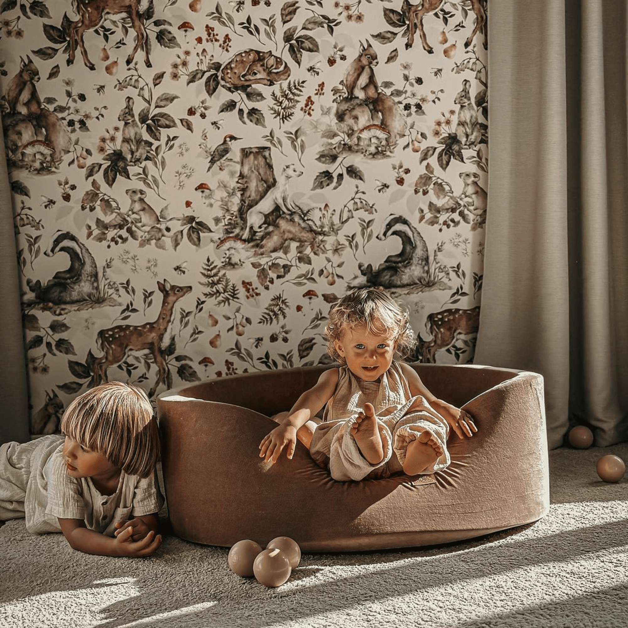 Meowbaby Basen z Kulkami dla Dziecka – Szałwiowa Zieleń | Velvet