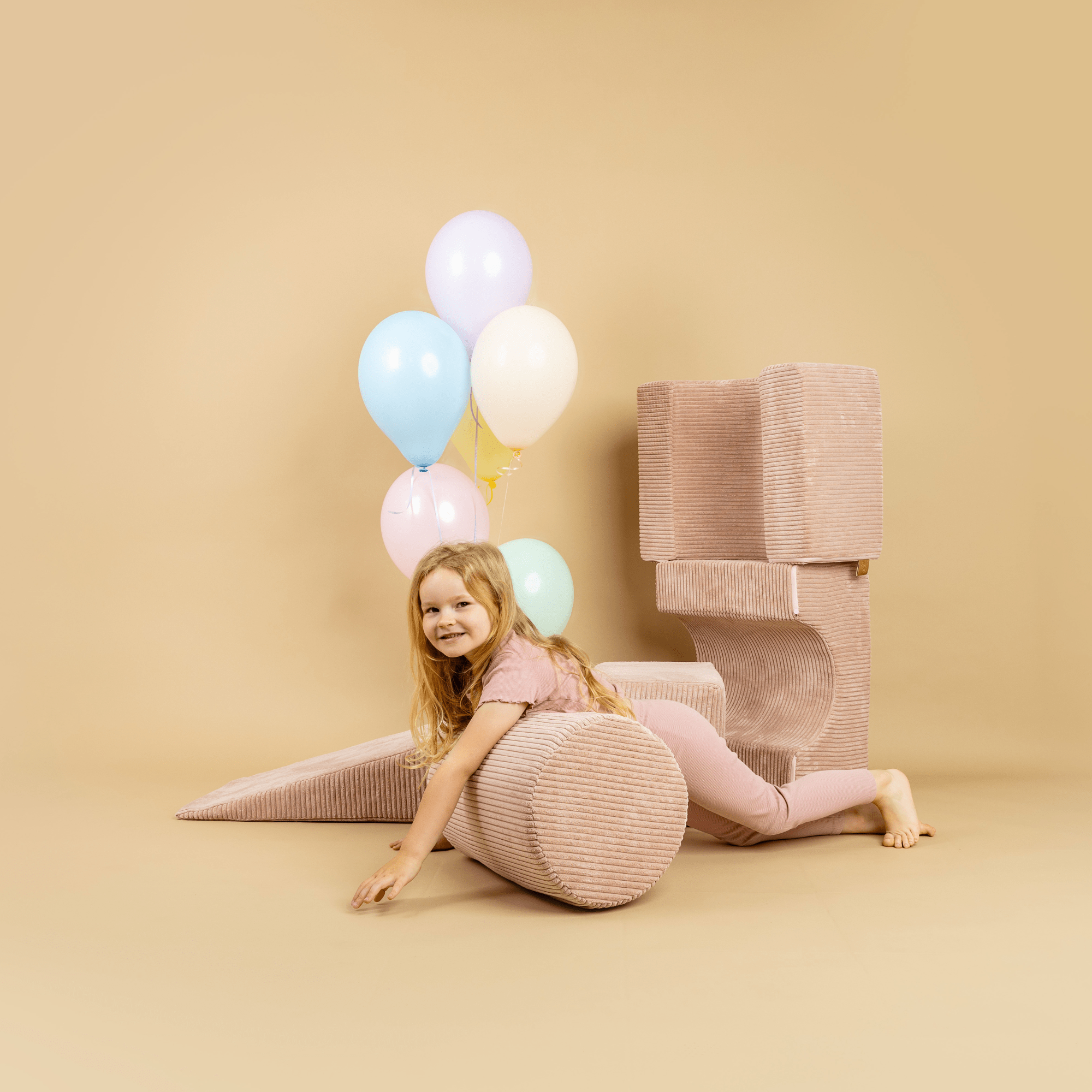 Meowbaby Piankowy Plac Zabaw dla Dzieci | 4 Elementy | Aesthetic