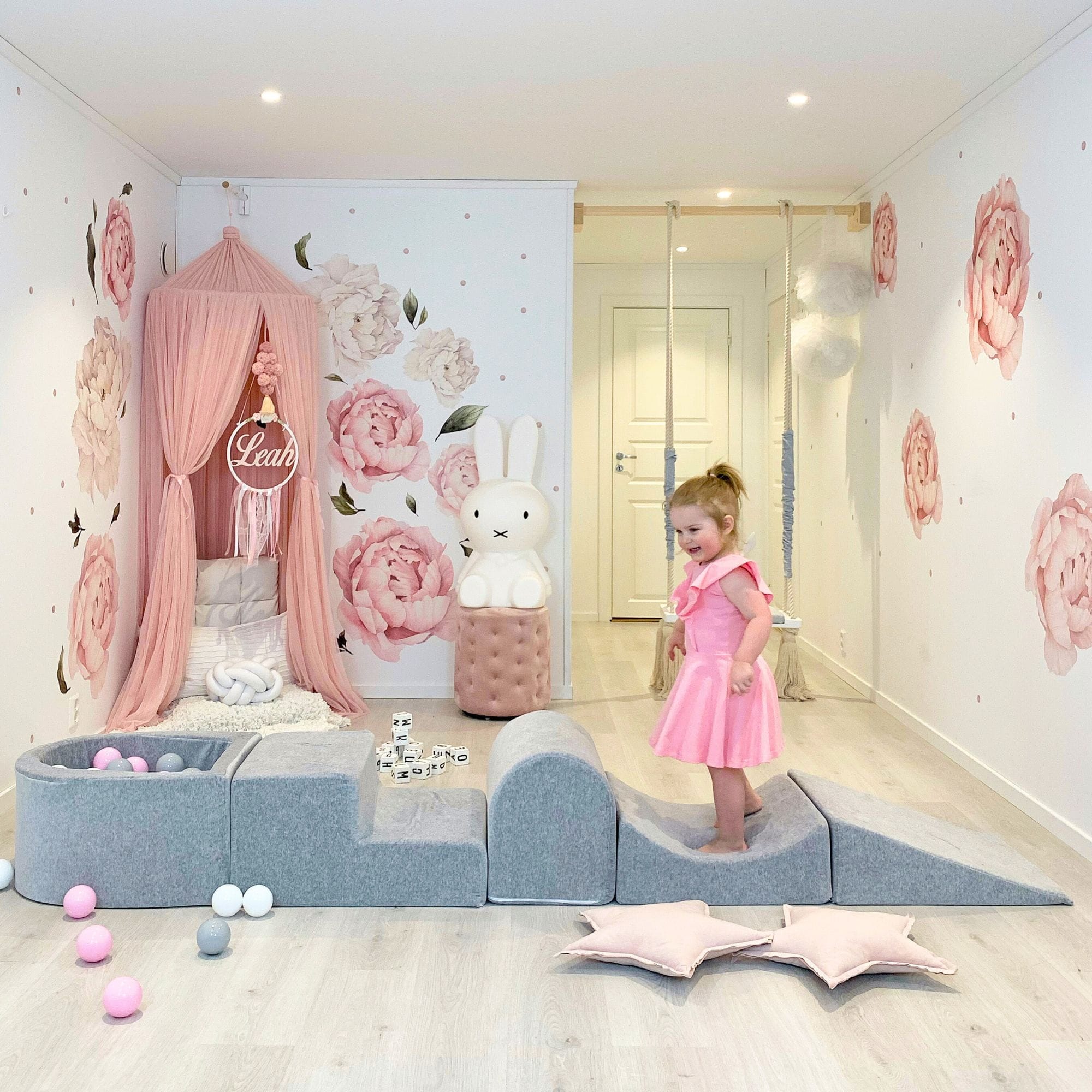 Meowbaby Piankowy Plac Zabaw dla Dzieci | Piłki do Wyboru | Szałwiowa Zieleń | Velvet