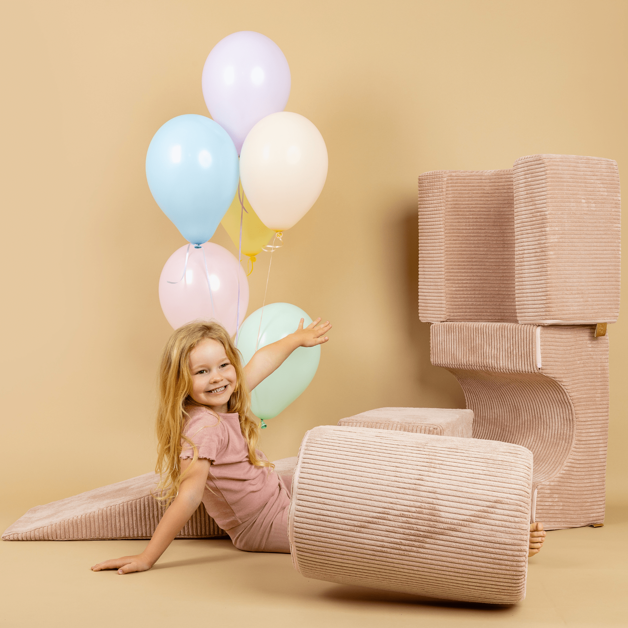 Meowbaby Piankowy Plac Zabaw dla Dzieci | Shape Set | Aesthetic