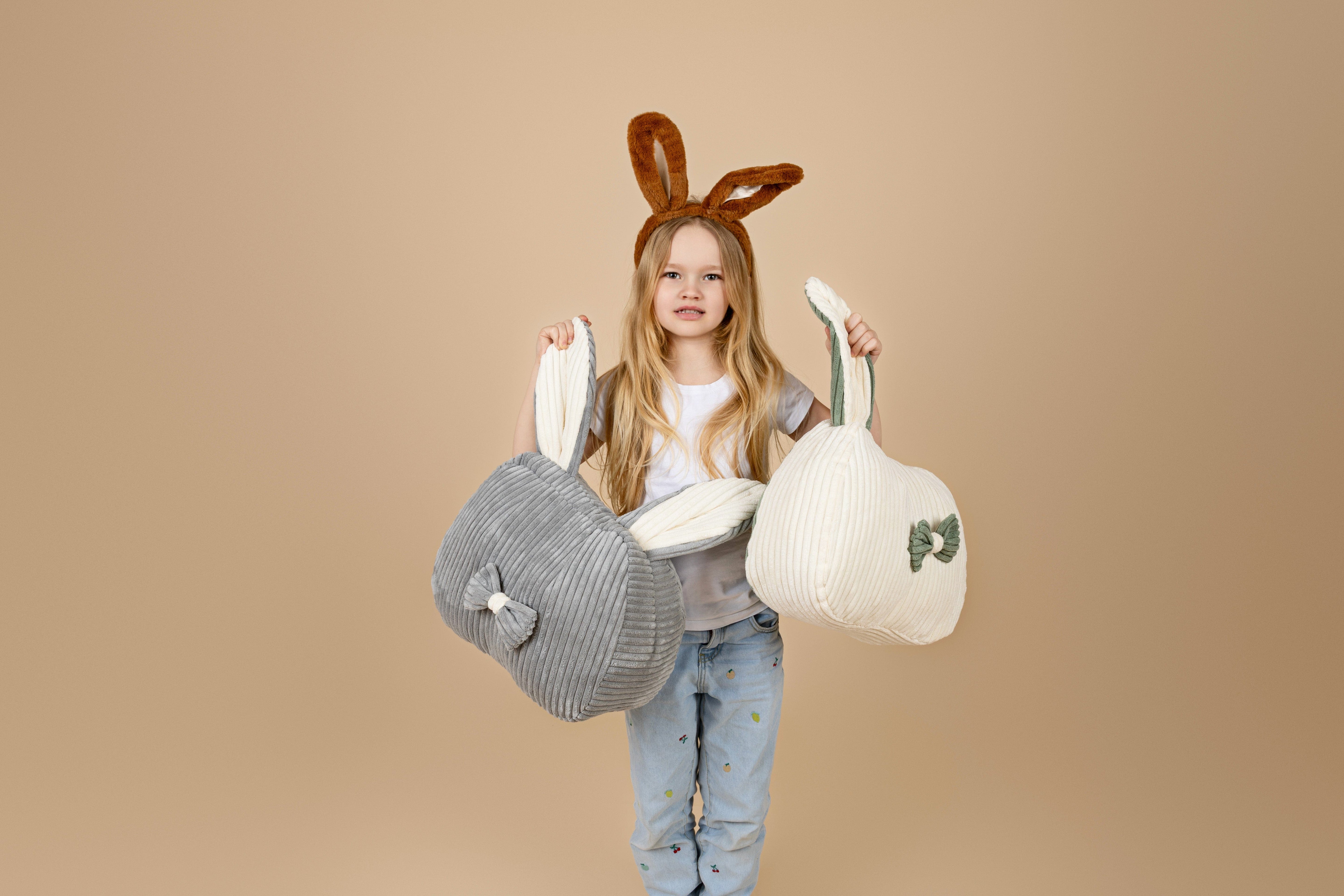 Meowbaby Poduszka Dekoracyjna dla Dzieci Bunny - Miękka i Stylowa | Aesthetic