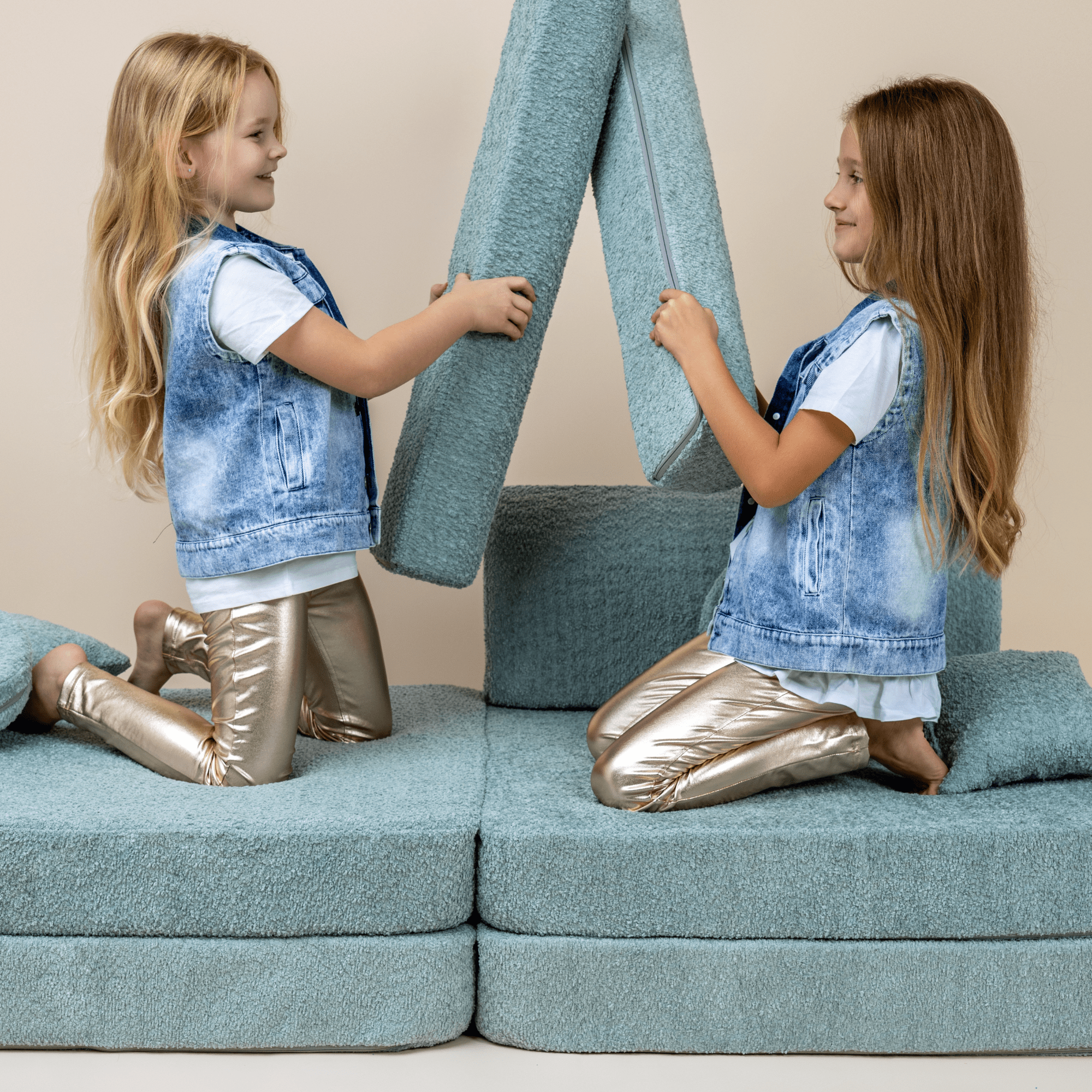 Meowbaby Sofa Modułowa dla Dziecka – 8 Elementów | Boucle