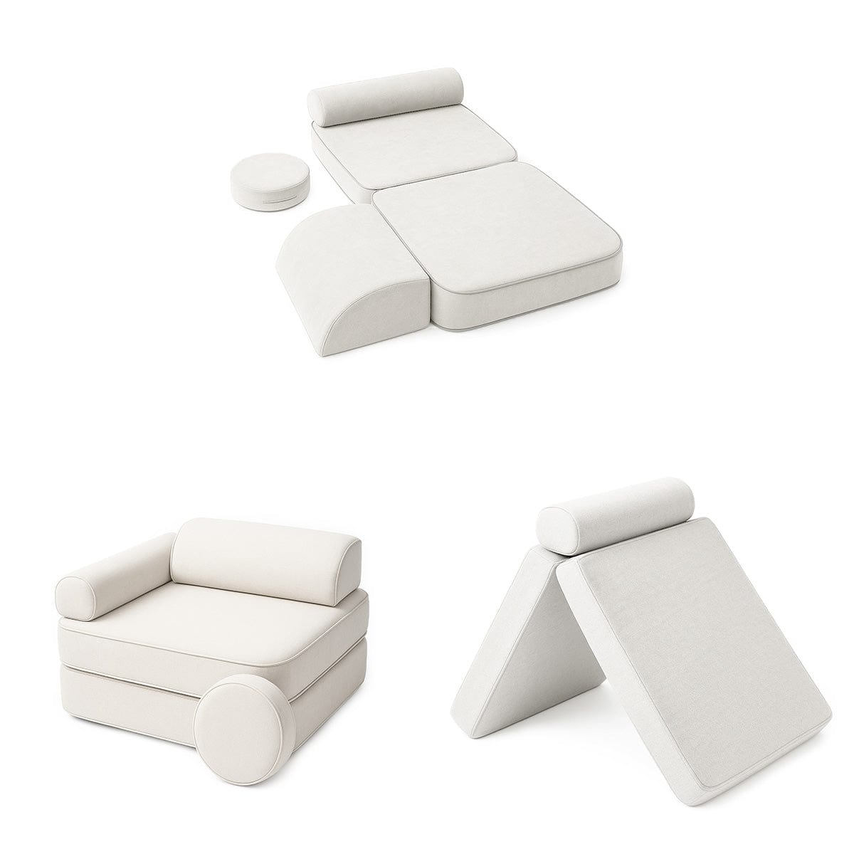 Meowbaby Sofa Modułowa dla Dziecka Plus – 8 Elementów | Mellow