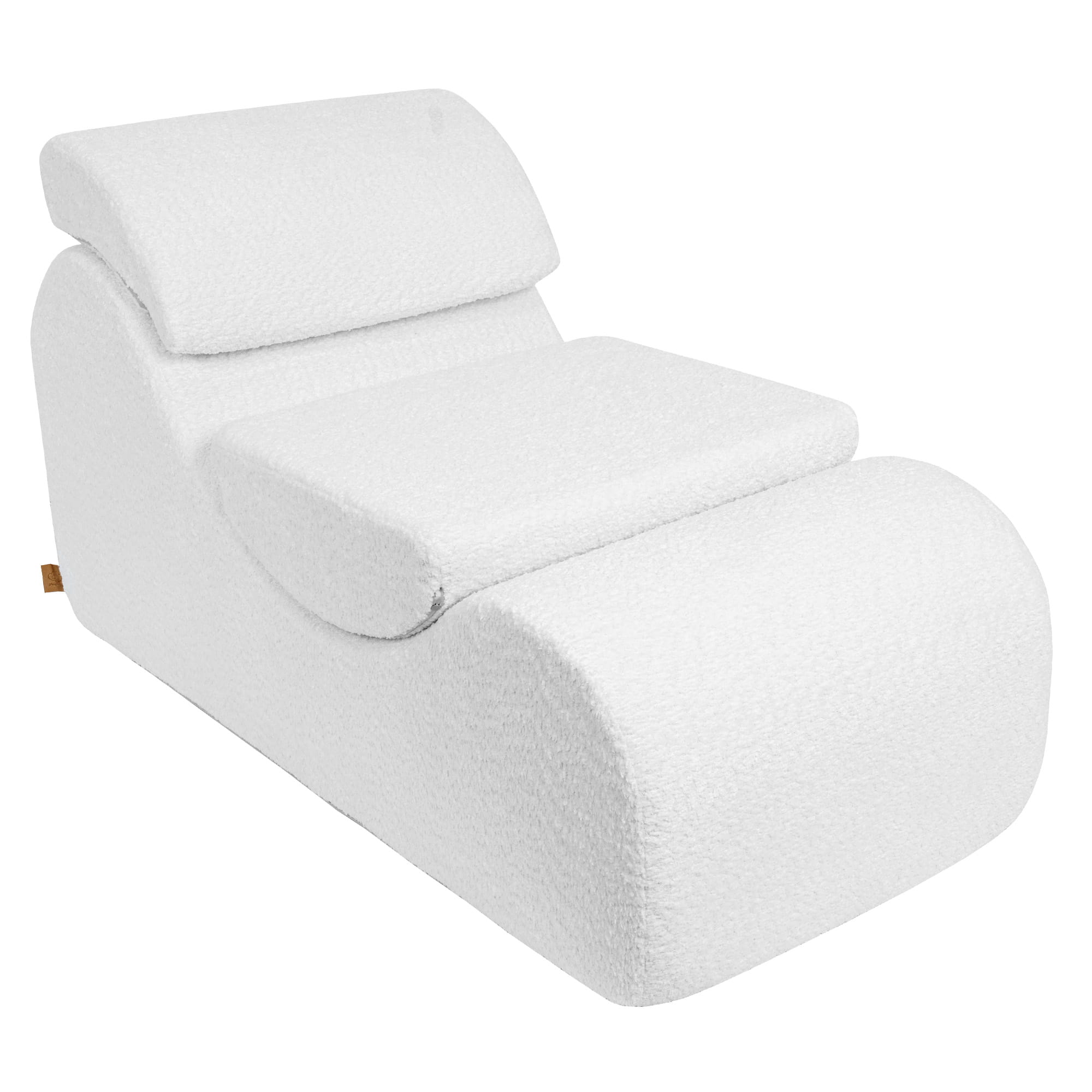 Meowbaby Wygodny Fotel dla Dziecka - Wave Lounger | Boucle