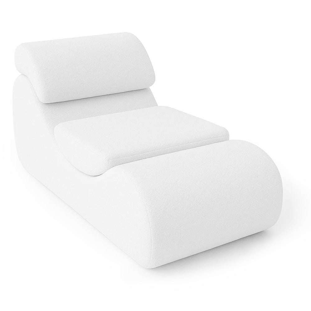 Meowbaby Wygodny Fotel dla Dziecka - Wave Lounger | Boucle