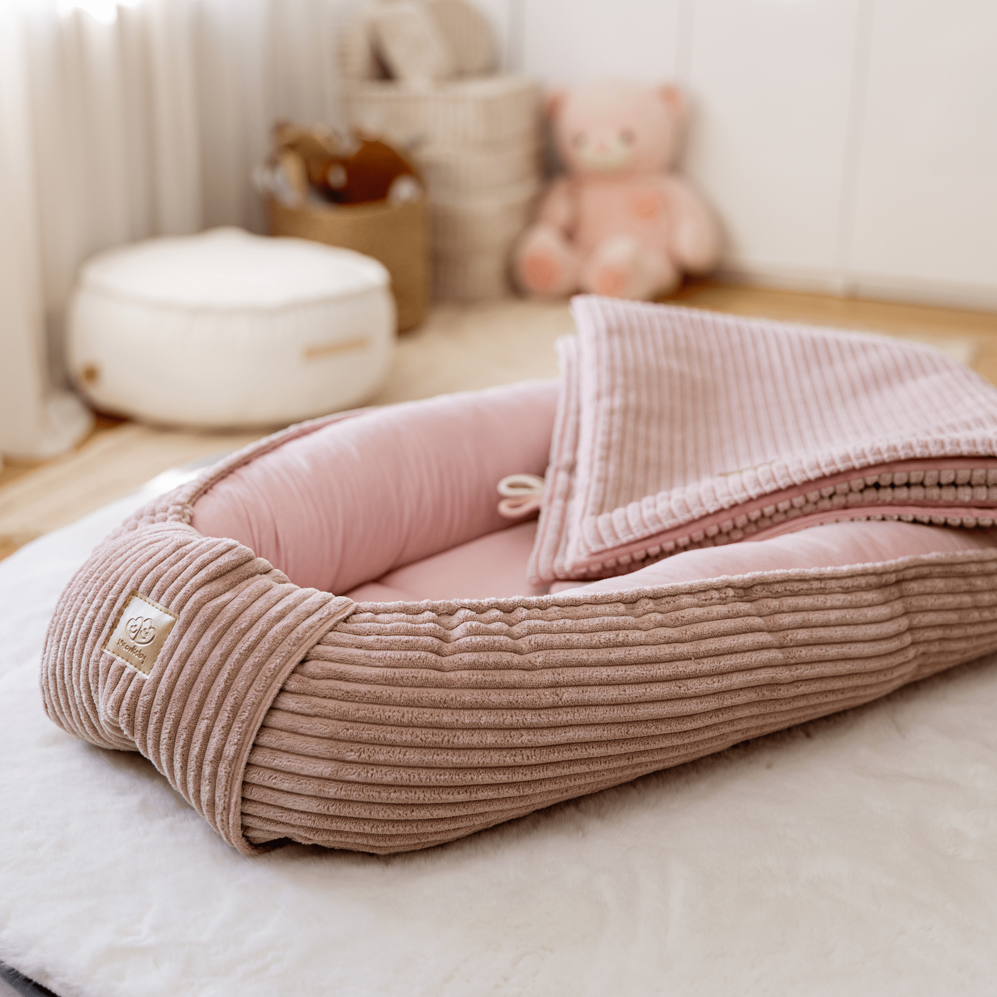 Meowbaby Kokon Niemowlęcy do Spania – Bezpieczna Przestrzeń dla Dziecka | Aesthetic