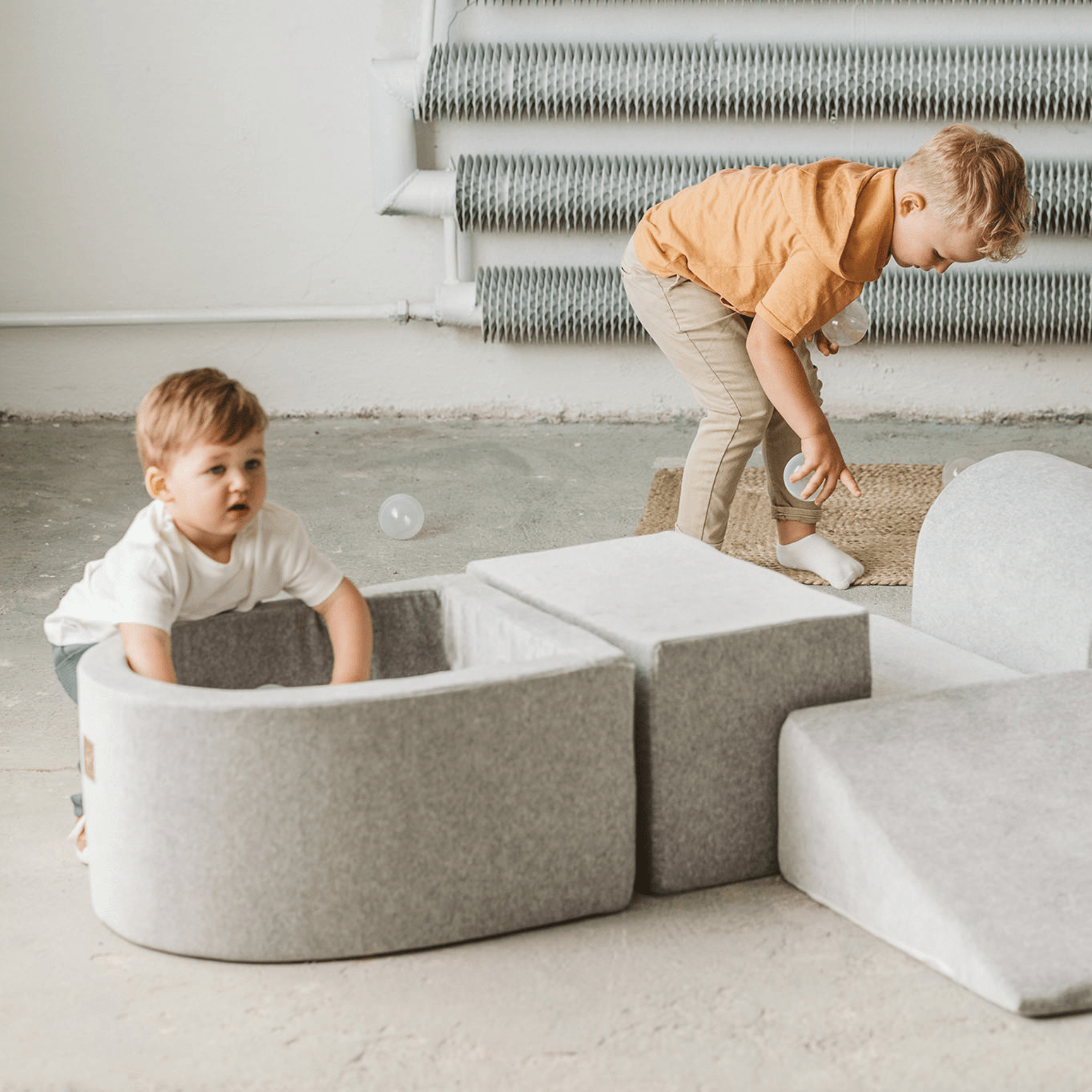 Meowbaby Piankowy Plac Zabaw dla Dzieci | Piłki do Wyboru | Szałwiowa Zieleń | Velvet
