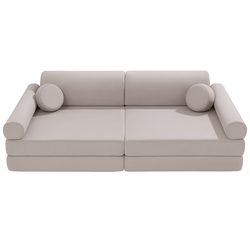 Meowbaby Sofa Modułowa dla Dziecka – 8 Elementów | Velvet